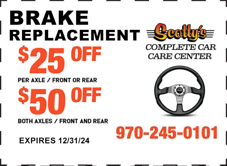 Brake Replacement Coupon