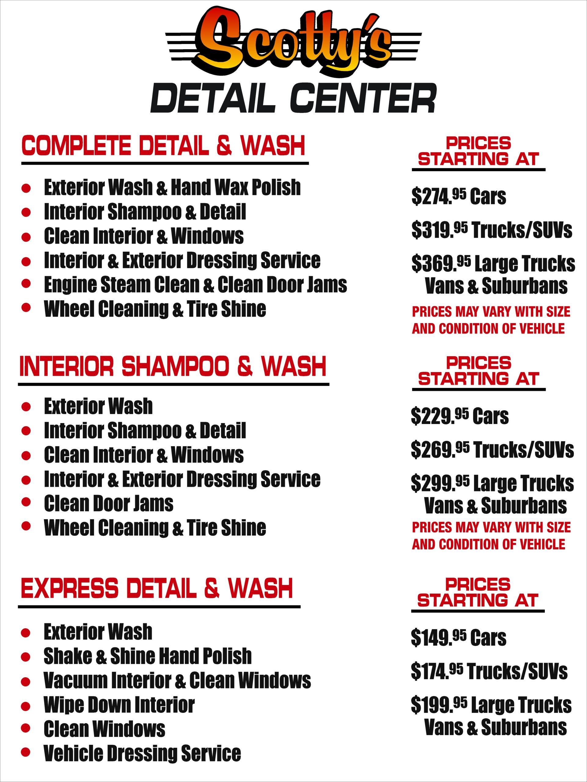 Auto Detailing in Grand Junction, CO FullService Car Wash